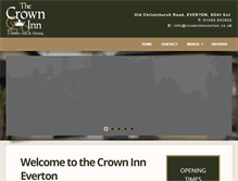 Tablet Screenshot of crowninneverton.co.uk